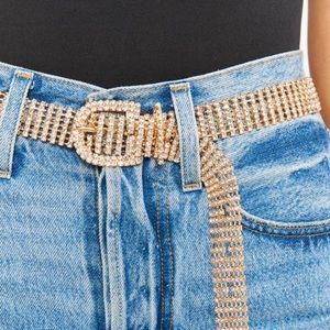 Rhinestone belt